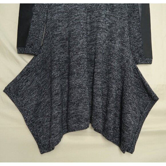 BCBGmaxazria Dahnya Wool Blend Knit Sweater Dress Faux Leather Sleeve Women's XS - Picture 6 of 12